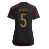 Tyskland Thilo Kehrer #5 Bortedrakt Kvinner VM 2022 Kortermet